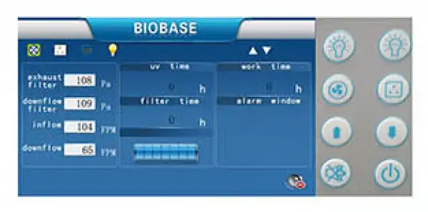 Class II B2 Biological Safety Cabinet 1210*600*660 mm 1383*775*2330mm