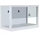 Side Glass Window Side Glass Window, The transparent side glass windows maximize light and visibility inside the cabinet, providing a bright