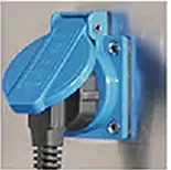 Two splash proof sockets. 1. Air return type structure design: Part Two splash proof sockets. 1. Air return type structure design: Part of the clean air is recycled to reduce the operator's