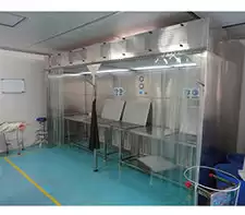 Reference Picture Dispensing Booth ISO 5 (Class 100), Class A 99.995% efficiency at 0.3μm