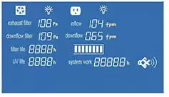 Large LCD display Large LCD display, is easy to monitor all the safety parameters at a glance; and ergonomically sized control panel improves