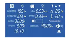 Button Screen Button Screen, Large LCD display is easy to monitor all the safety parameters at glance;and ergonomically sized control