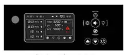 Color Screen Color Screen, Real-time and clearer display of various values and appointment timing function Class II Biosafety Cabinet