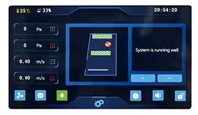 Color Touch Screen Color Touch Screen, Touch operation, real-time and clearer display of various values and appointment timing function Class
