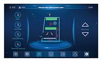LCD Display LCD Display, 7 inch large touch screen is easy to monitor all the safety parameters at a glance and ergonomically sized