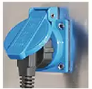 Waterproof Socket Waterproof Socket, 2 waterproof sockets are located in the side panel, for optimum convenience of using small devices inside