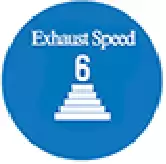 6 level of exhaust speed control After sterilization 6 level of exhaust speed control After sterilization,you can choose different exhaust speed, and you can adjust it freely at