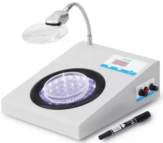 Colonometer White LED array 3-digit LED display
