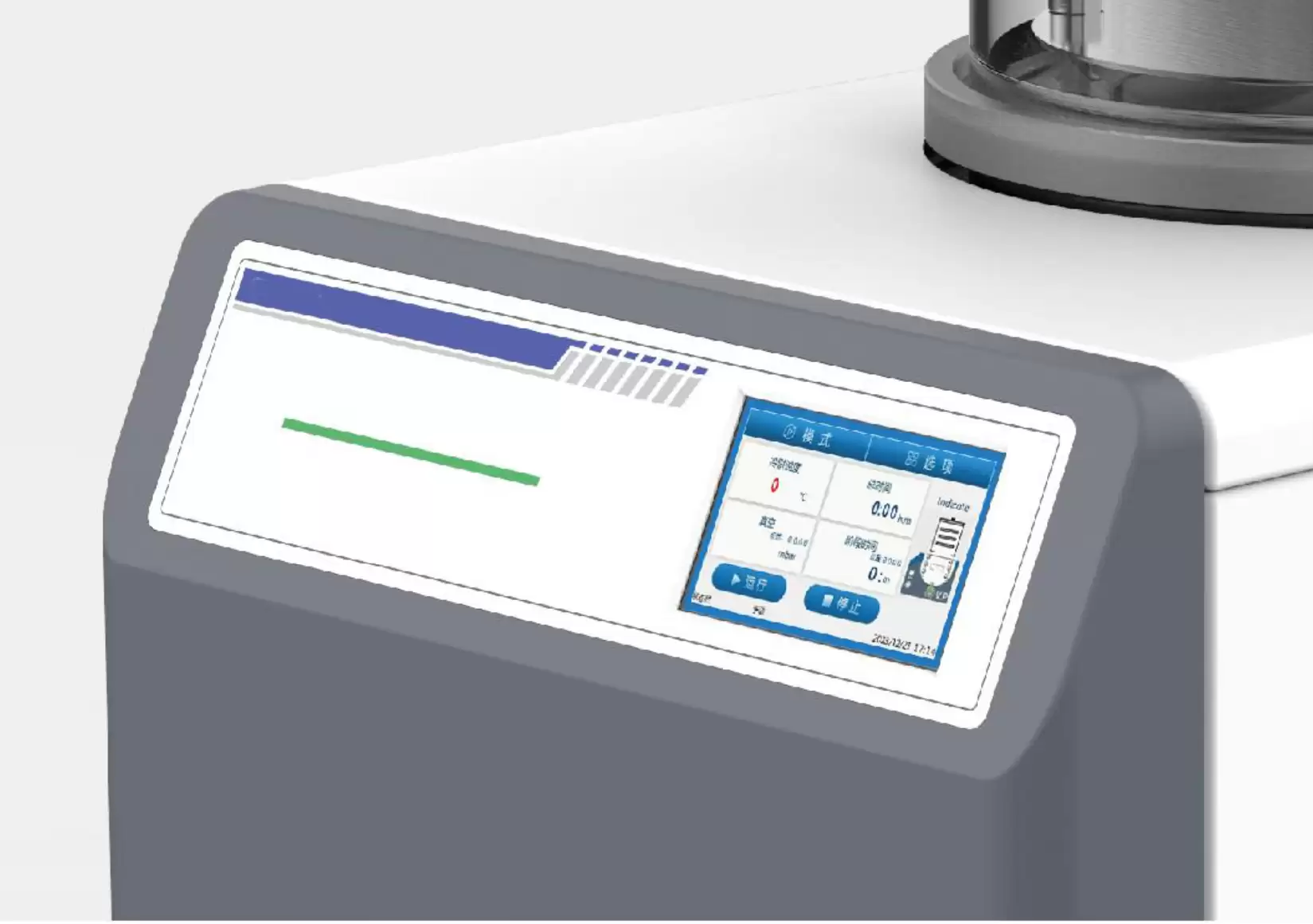 Control System: One-click operation for speed and simplicity: A Control System: One-click operation for speed and simplicity: A 5.4-inch LCD touch screen displays important parameters