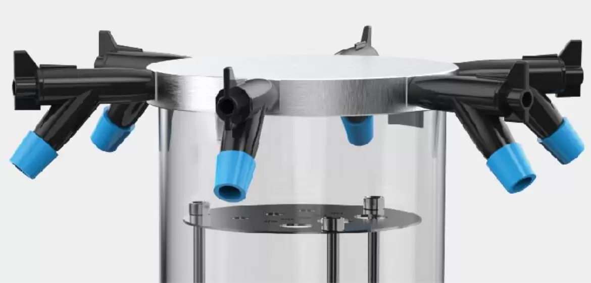 The Upper cover is made of anodized aluminum with The Upper cover is made of anodized aluminum with corrosion-resistant: High-transparency acrylic drying chamber, which has