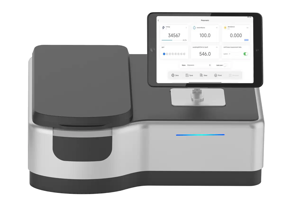 Single Beam UV Visible Spectrophotometer Single Beam Single Beam UV Visible Spectrophotometer Single Beam, Grating 1200 lines/mm 190-1100 nm