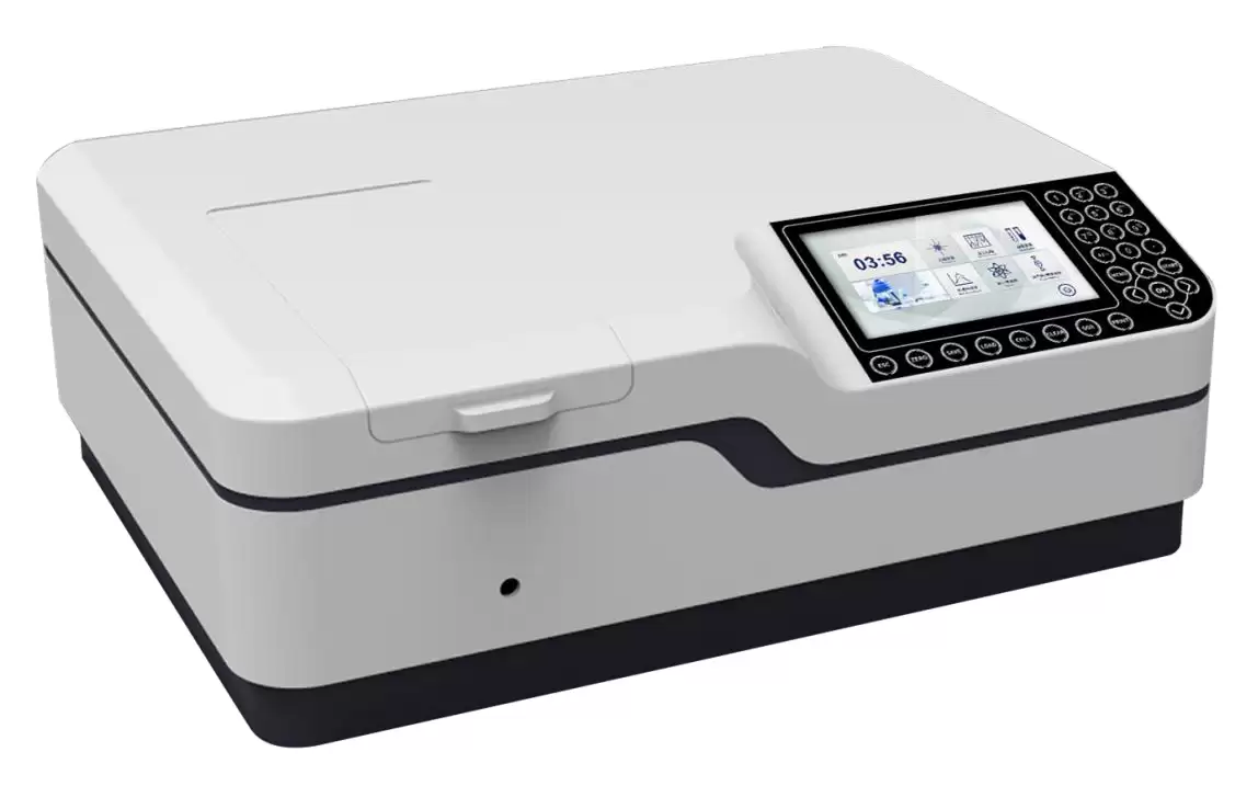 Double Beam UV Visible Spectrophotometer Double Beam Double Beam UV Visible Spectrophotometer Double Beam, Grating 1200 lines/mm 190-1100 nm
