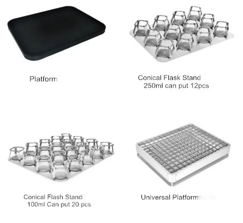 5. Platform Installation, The decolorization shaker series can be equipped with four type of platforms, Figure 5 BSOT-205