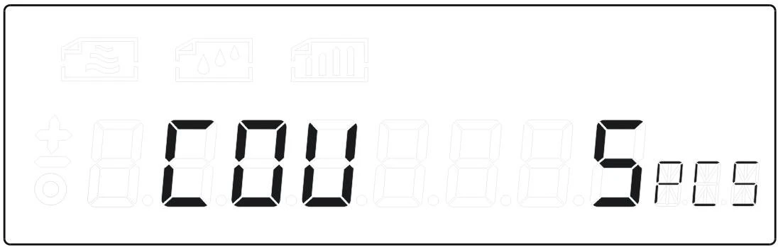 2. Press"O/T" to enter,it shows" COU 5pcs";, Figure 13 BFT-1201 BFT-1202 BFT-1203 BFT-1204 BFT-1205 BFT-1206