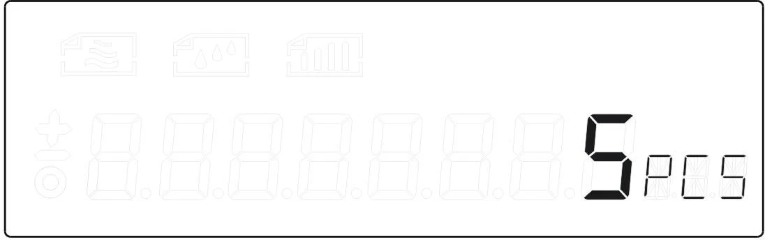 4.When "COU' disappearing,and showing digital,then you will operate;, Figure 15 BFT-1201 BFT-1202 BFT-1203 BFT-1204 BFT-1205